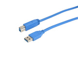 Prokord USB-0070 USB-kabel USB 3.2 Gen 1 (3.1 Gen 1) 5 m USB A USB B Blå