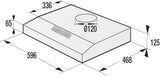 Gorenje WHU629ES/S Indbygget under Sølv 200 m³/t