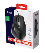 Trust Fyda mus Kontor Højre hånd USB Type-A Optisk 5000 dpi