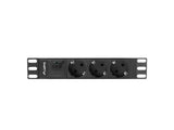 Lanberg PDU-03F-0200-IEC-BK strømforsyningsenhed (PDU) 1U