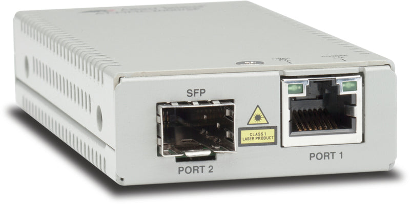 Allied Telesis AT-MMC2000/SP-960 netværksomformer til medie 1000 Mbit/s 850 nm Multitilstand Sølv