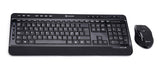 Voxicon 290Wl tastatur Mus inkluderet RF trådløst QWERTY Nordisk Sort
