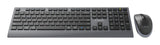 Gembird KBS-WPS-02 tastatur Mus inkluderet Hjemme/kontor RF trådløs + Bluetooth QWERTY US International Sort
