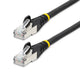 StarTech.com NLBK-3M-CAT6A-PATCH netværkskabel Sort S/FTP (S-STP) Rund