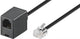 Goobay 10m RJ-11 Cable Sort