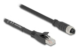 DeLOCK 80595 netværkskabel Sort 10 m Cat5e S/FTP (S-STP)