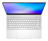 ASUS ROG Zephyrus G14 GU405AR-SY044W Intel Core Ultra 9 386H Laptop 35,6 cm (14") 3K 64 GB LPDDR5x-SDRAM 2 TB SSD NVIDIA GeForce RTX 5070 Ti Wi-Fi 7 (802.11be) Windows 11 Home Tysk Hvid