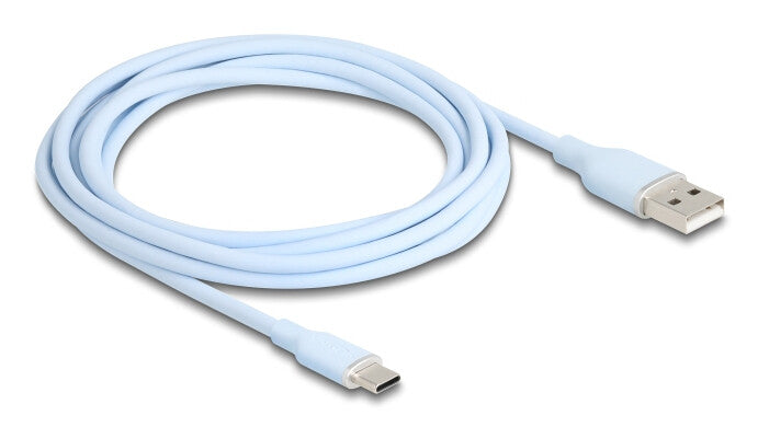 DeLOCK 81223 USB-kabel USB 2.0 2,5 m USB A USB C 0,48 Gbit/sek. Blå