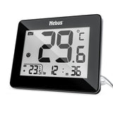 Mebus 48432 termometer til miljøet Elektronisk miljøtermometer Indendørs/udendørs Sort