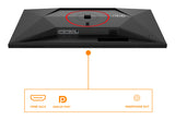 AOC G4 27G4ZR computerskærm 68,6 cm (27") 1920 x 1080 pixel Fuld HD LED Sort, Rød