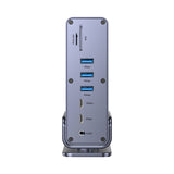 UNITEK D1135AGY01 dockingstation Docking USB 3.2 Gen 1 (3.1 Gen 1) Type-C Grå