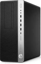 T1A HP EliteDesk 800 G5 Refurbished Intel® Core™ i5 i5-9500 16 GB DDR4-SDRAM 256 GB SSD Windows 11 Pro Micro Tower PC Sort, Sølv