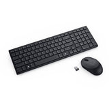 DELL KM555 tastatur Mus inkluderet Universel RF trådløs + Bluetooth QWERTZ Tysk Sort