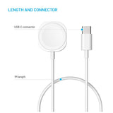 FIXED FIXDW-AW-C oplader til mobil enhed SmartWatch Hvid USB Trådløs opladning Indendørs