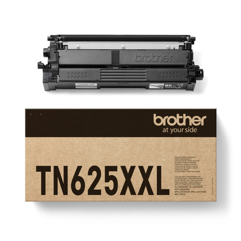 Brother TN-625XXLBK tonerpatron 1 stk Original Sort