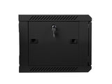 Lanberg WF01-6406-10B stativ 6U Vægmonteret stativ Sort