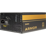 Inter-Tech SAMA FTX-850-B ARMOR enhed til strømforsyning 850 W 20+4 pin ATX ATX Sort
