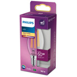 Philips Filament kertepære, klar 60 W B35 E14
