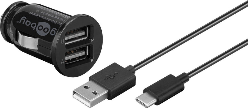 Goobay 58820 oplader til mobil enhed Universel Sort Cigartænder Hurtig opladning Indendørs