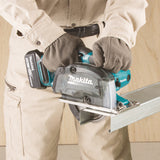 Makita DCS552RTJ transportabel rundsav 13,6 cm Sort, Mintfarve 3600 rpm