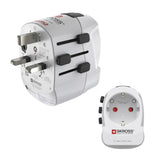 Hama 00223477 strømstik adapter Modulær Type C (Europlug)+Type F Hvid