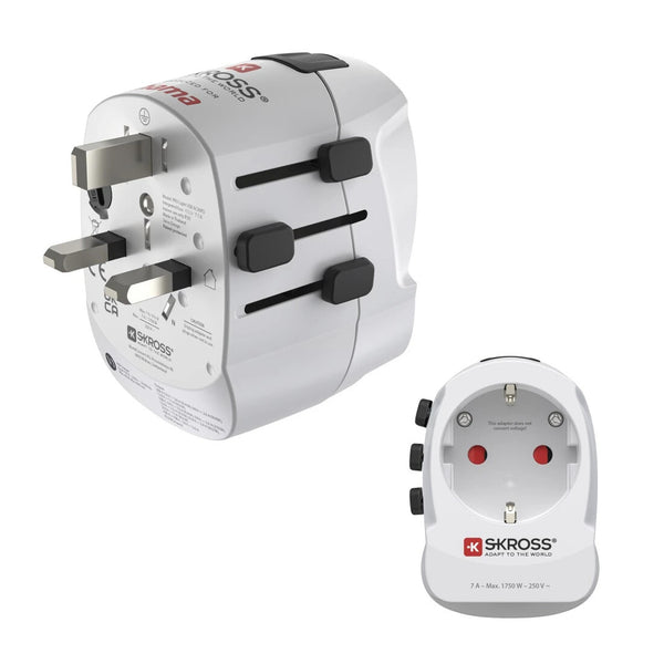 Hama 00223477 strømstik adapter Modulær Type C (Europlug)+Type F Hvid