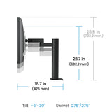 BenQ RD280UA computerskærm 71,6 cm (28.2") 3840 x 2560 pixel 4K Ultra HD Sort