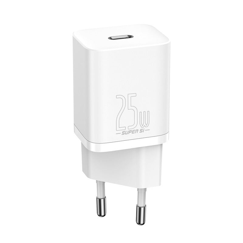 Baseus CCSP020102 oplader til mobil enhed Universel Hvid Vekselstrøm Indendørs