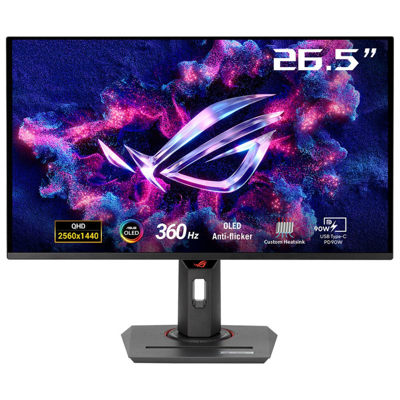 ASUS ROG Strix OLED XG27ACDNG computerskærm 67,3 cm (26.5") 2560 x 1440 pixel Quad HD QD-OLED Sort