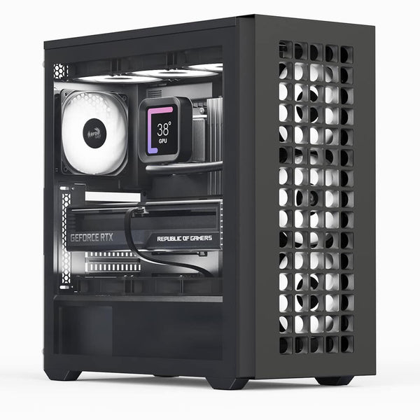 Aerocool D502A Midi Tower Sort