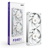NZXT F240X Computerkabinet Ventilator 12 cm Hvid 1 stk