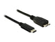 DeLOCK 1m USB 3.1 USB-kabel USB 3.2 Gen 2 (3.1 Gen 2) USB C Micro-USB B 10 Gbit/sek. Sort