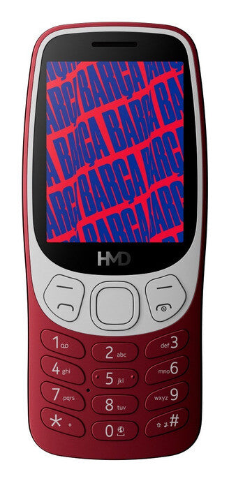 HMD Barça 3210 4G 6,1 cm (2.4") 89,7 g Rød Feature telefon