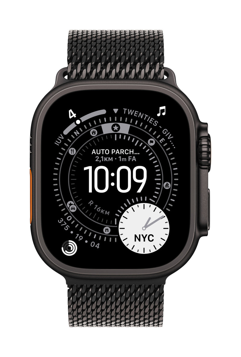 Apple MGHT4ZM/A Smart bærbart (wearable) tilbehør Band Sort Titanium