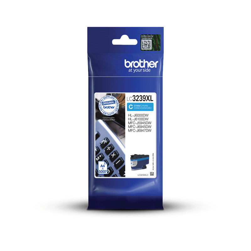 Brother LC3239XLC blækpatron 1 stk Original Højt (XL) udbytte Blå
