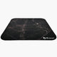 Arozzi Zona Round Floor Pad Sort, Marmor farve Mikrofiber, Gummi