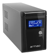 Armac O/650E/LCD UPS-enhed Interaktivt indgangsstik 0,65 kVA 390 W 2 AC stikkontakt(er)