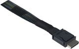 Inter-Tech 88885642 Serial Attached SCSI (SAS)-kabel 0,75 m 32 Gbit/sek. Sort
