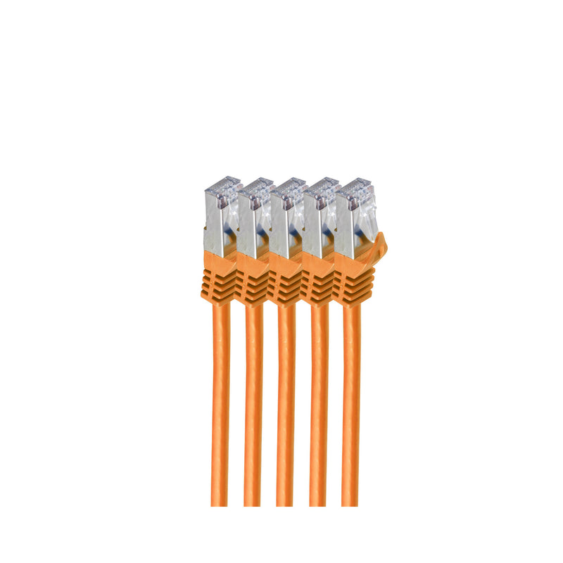 shiverpeaks BS75511-0.5O-SET5 netværkskabel Orange 0,5 m Cat7 S/FTP (S-STP)