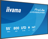 iiyama LH5566UHSB-B1AG skilte display Digital fladpaneldisplay 139,7 cm (55") LCD Wi-Fi 800 cd/m² 4K Ultra HD Sort Indbygget processer Android 24/7