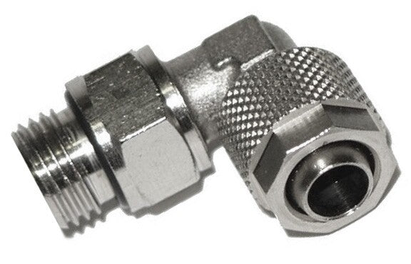 Innovatek Screw-1 / 4 "angled Sølv
