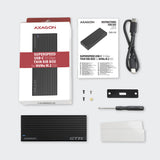 Axagon EEM2-GTR drevkabinet SSD kabinet Sort M.2