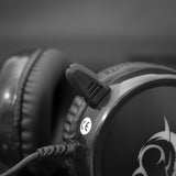 White Shark MARGAY hovedtelefoner/headset Ledningsført Hjelm Spil Sort