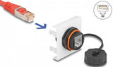 DeLOCK 81411 netværkskabel Sort 0,045 m Cat6a S/UTP (STP)