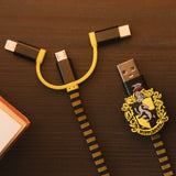 Thumbs Up 1002655 USB-kabel 1 m USB A Micro-USB B Sort, Gul