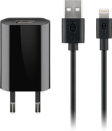 Goobay 44994 oplader til mobil enhed Universel Sort Vekselstrøm Indendørs