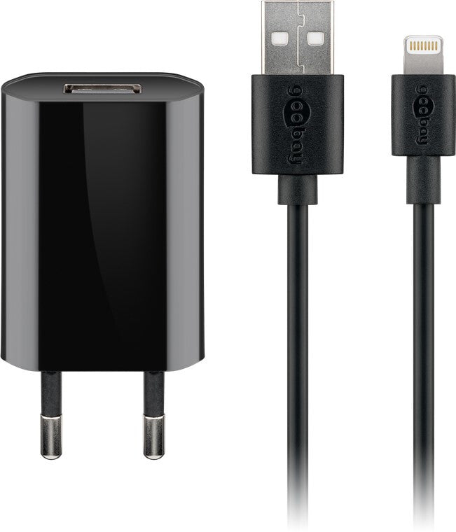 Goobay 44994 oplader til mobil enhed Universel Sort Vekselstrøm Indendørs