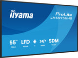 iiyama LH5575UHS-B2AG skilte display Digital fladpaneldisplay 138,7 cm (54.6") LCD Wi-Fi 500 cd/m² 4K Ultra HD Sort Indbygget processer Android 11 24/7