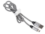 Tracer TRAKBK46265 USB-kabel USB 2.0 1 m USB C USB A Sort, Sølv