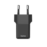 Hama 00201985 oplader til mobil enhed Smartphone Sort Vekselstrøm Hurtig opladning Indendørs